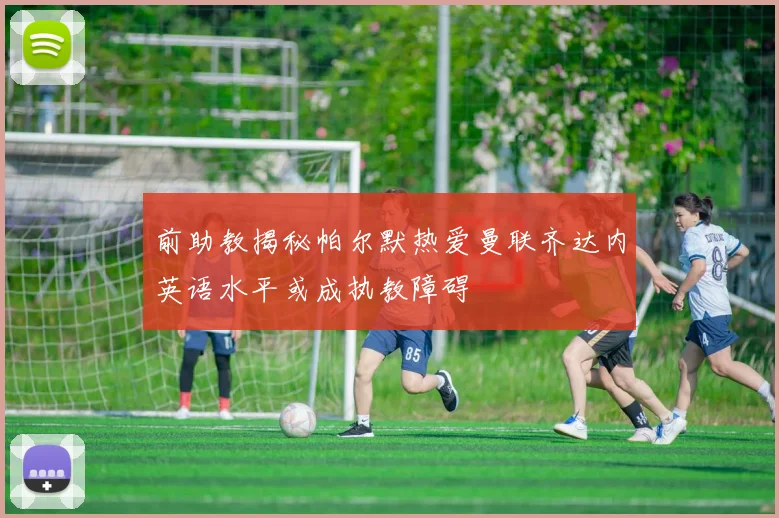 前助教揭秘帕尔默热爱曼联齐达内英语水平或成执教障碍